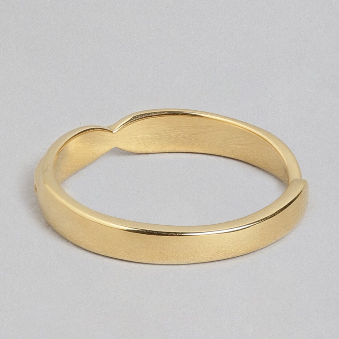 Radiant Sunburst Gold-Plated 925 Sterling Silver Adjustable Ring for Him (Adjustable)