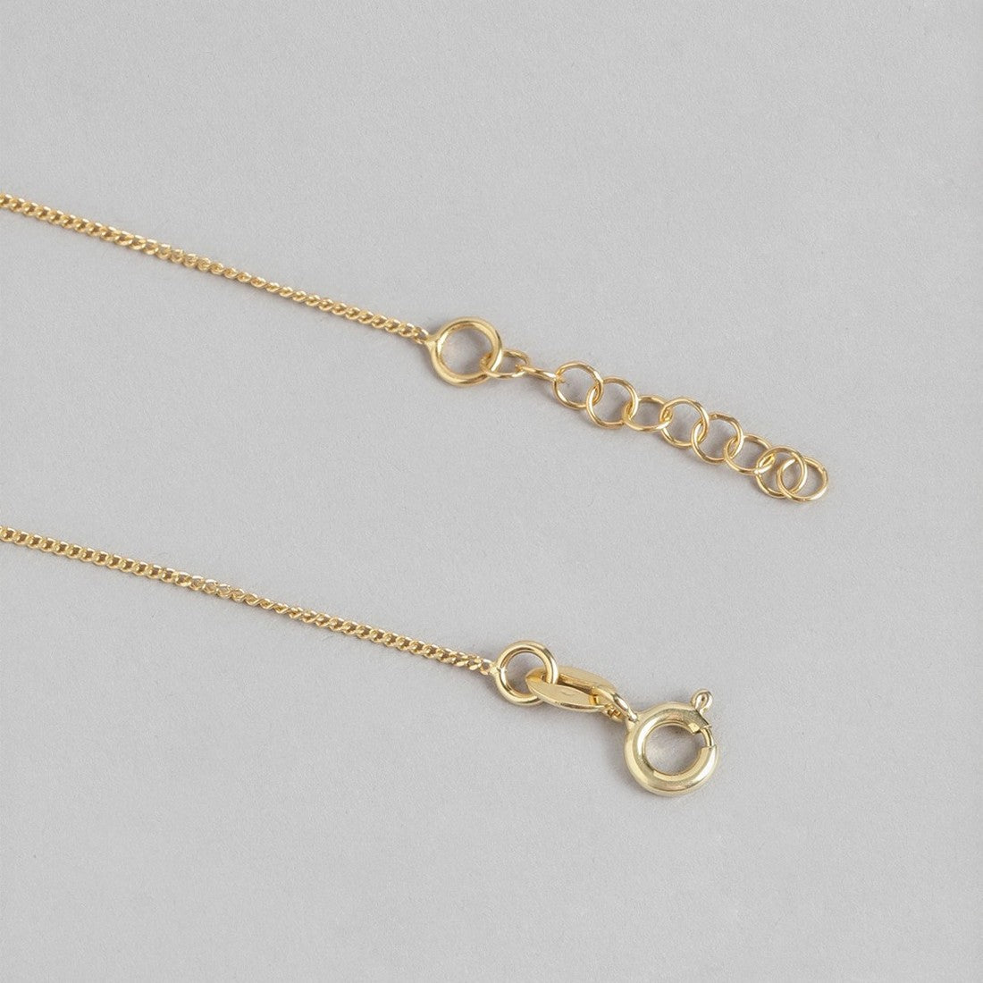 Gold-Plated & Pearl 925 Sterling Silver Chained Anklet