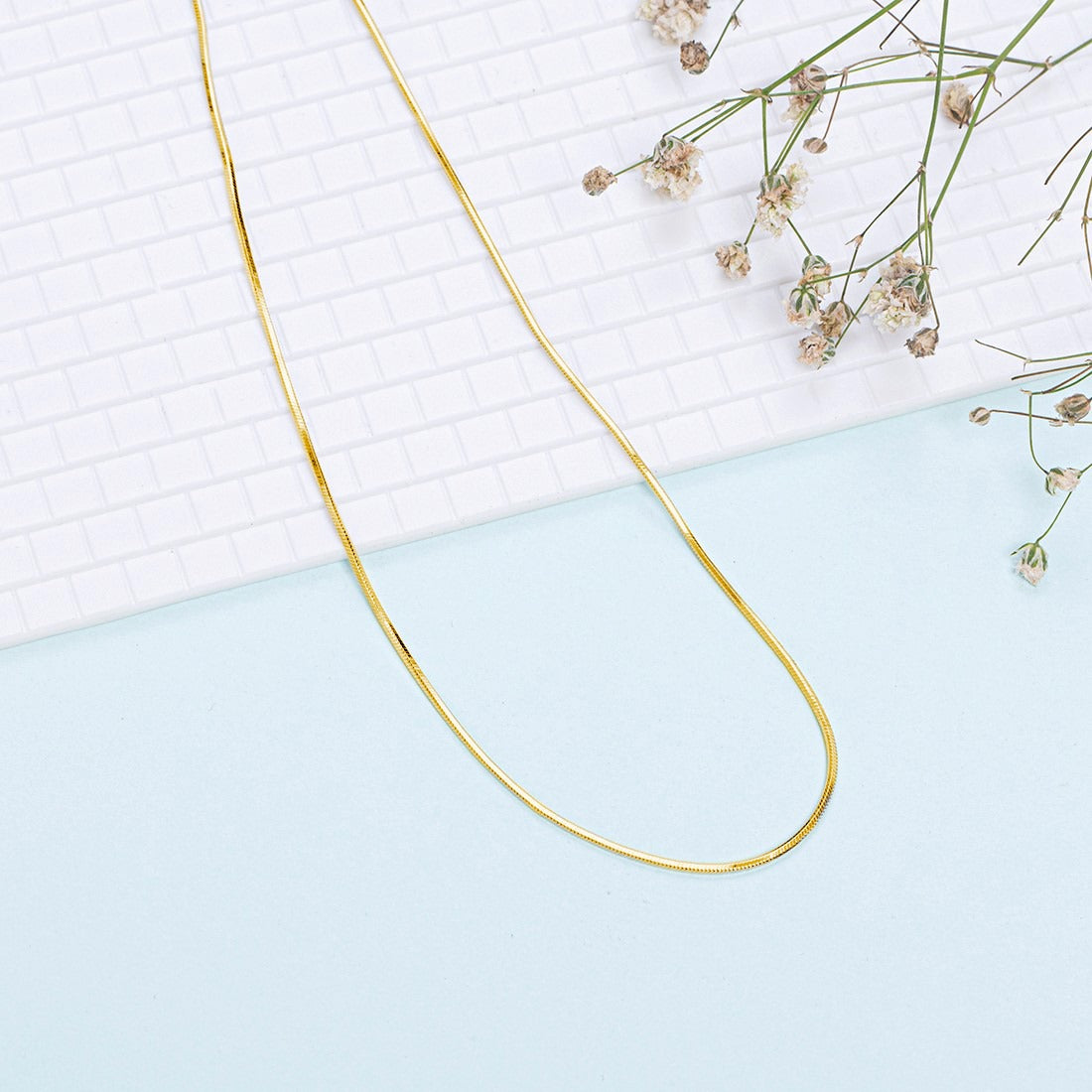 Shimmer and Shine Gold-Plated 925 Sterling Silver Chain