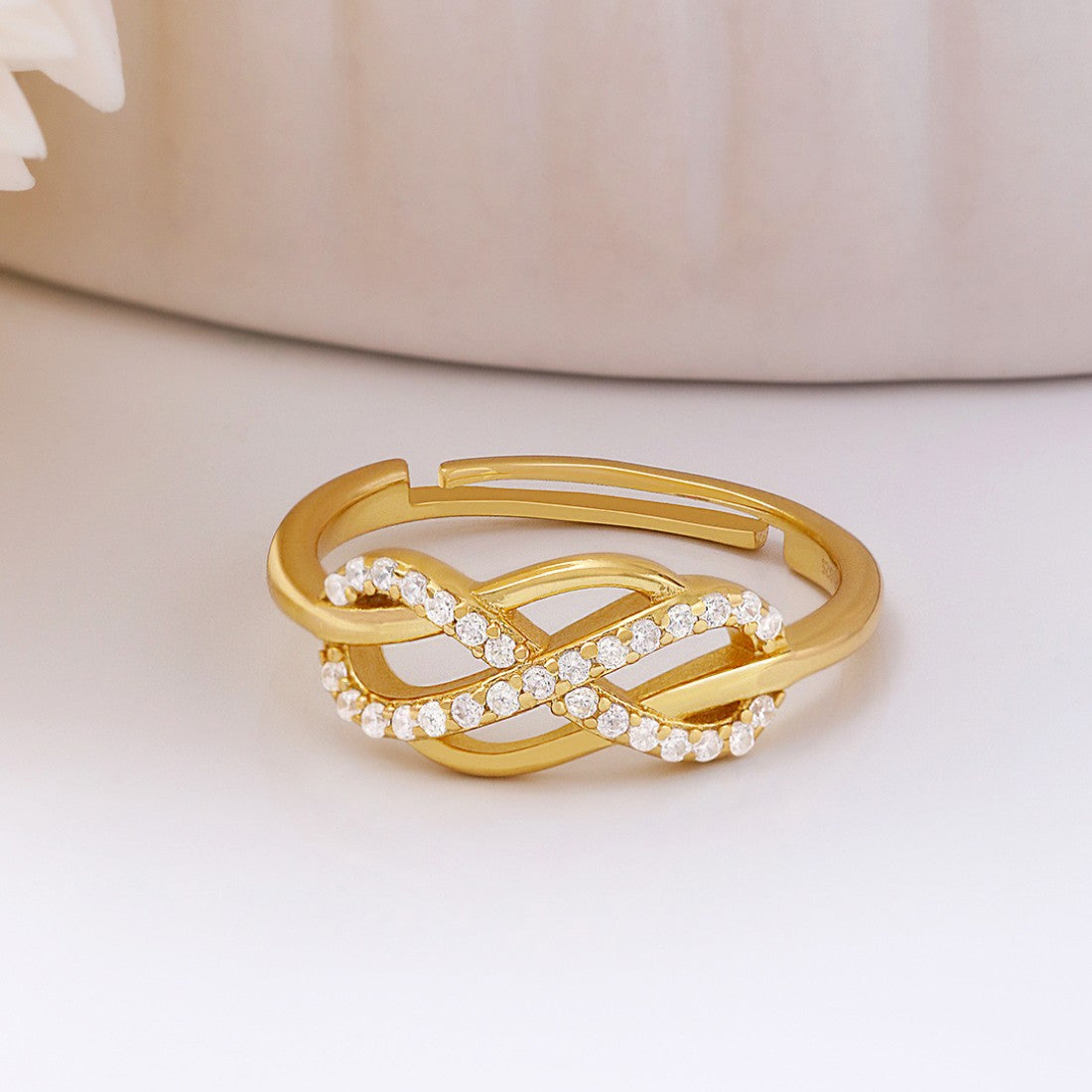Intertwined Gold Ring