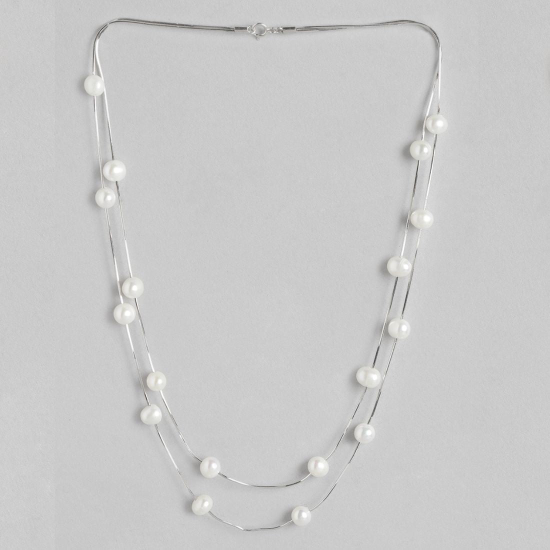 Specs of Pearls Silver 925 Silver Necklace