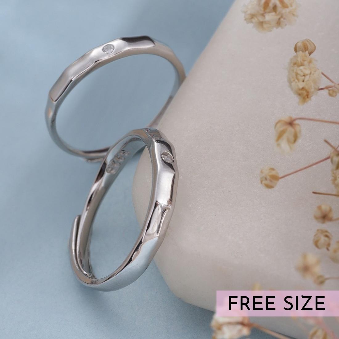 Shop Simple Couple Ring Design online - Feb 2024 | Lazada.com.my
