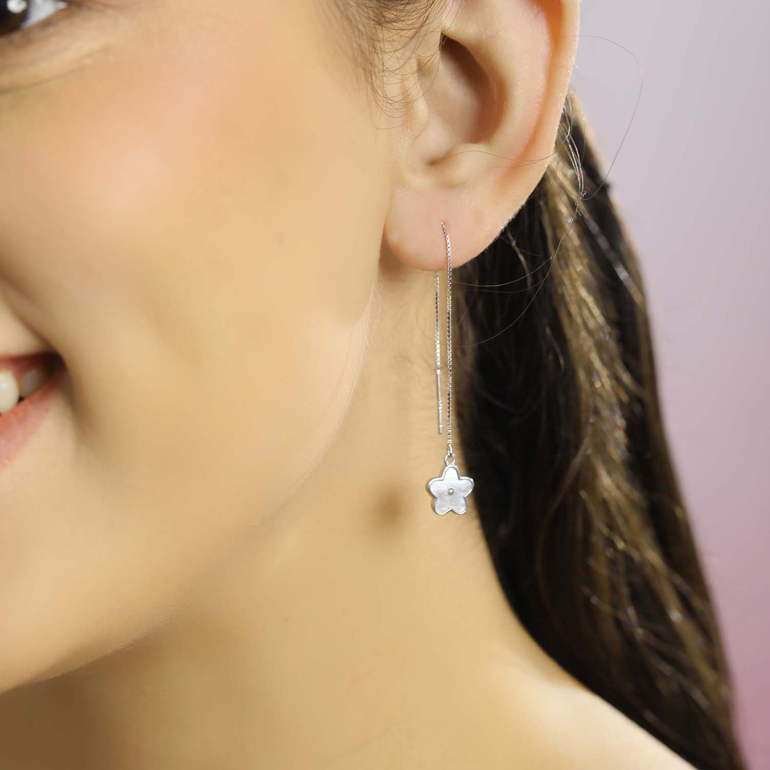 Enchanting Sui Dhaga 925 Silver Earrings