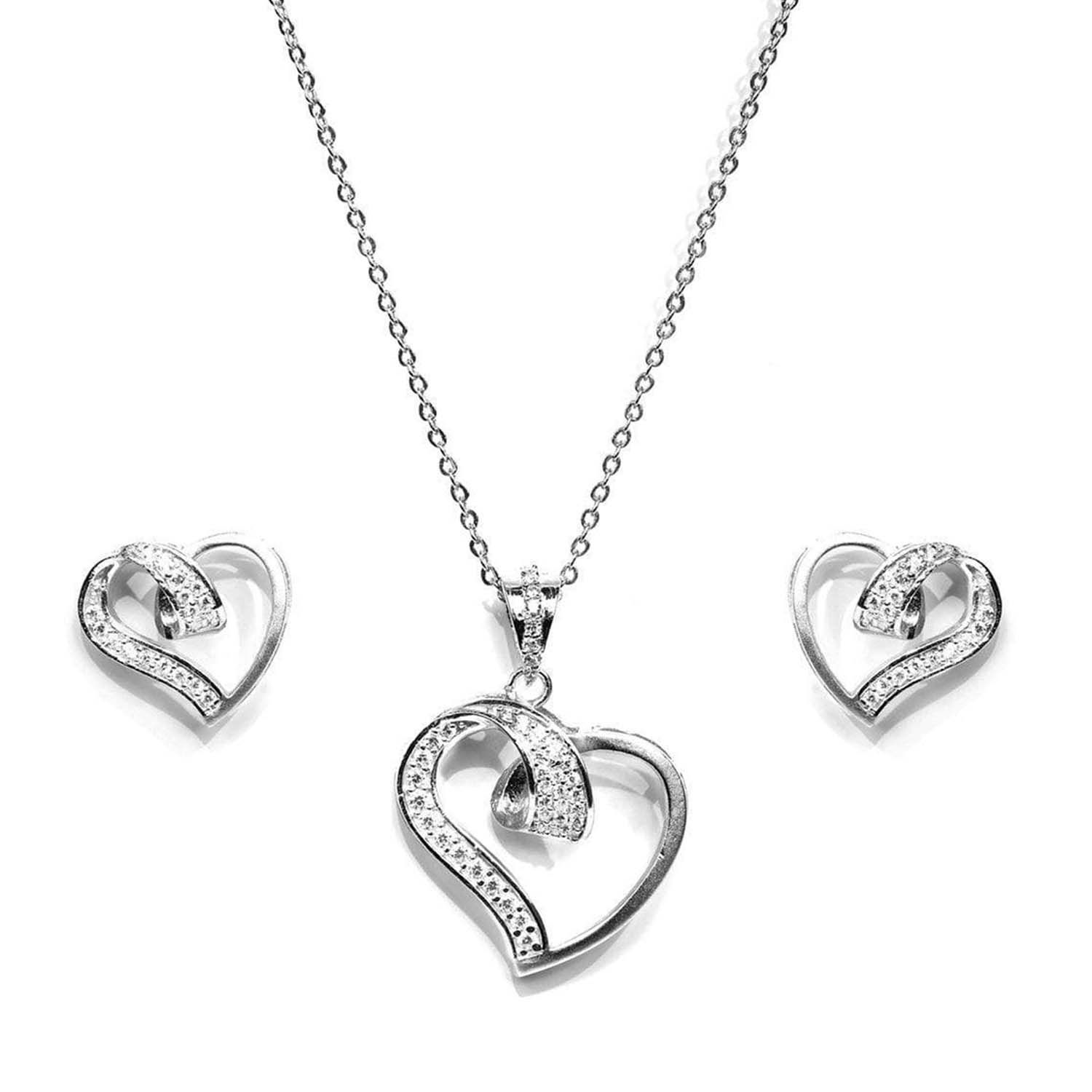 Always In Love 925 Silver Jewellery Set