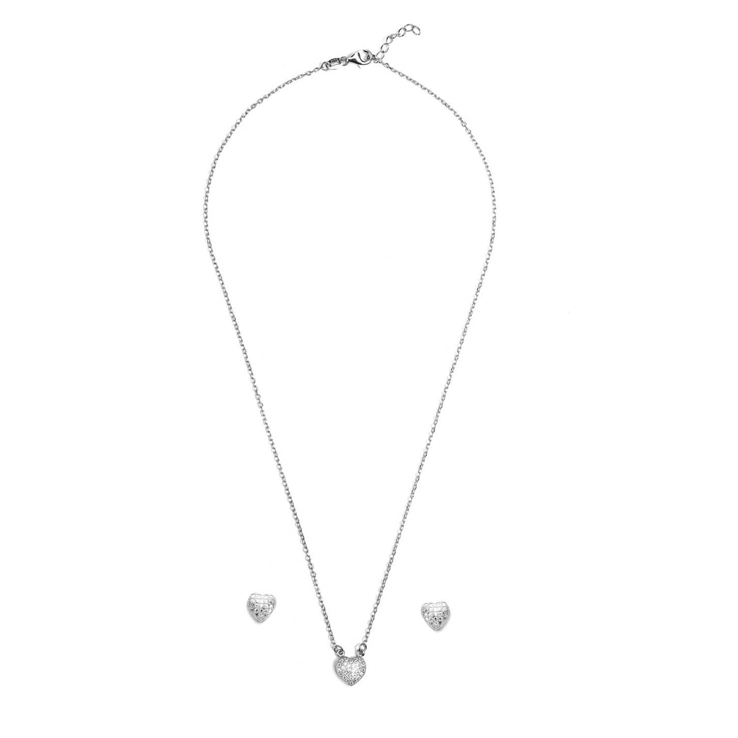 Tug At My Heart 925 Silver Jewellery Set