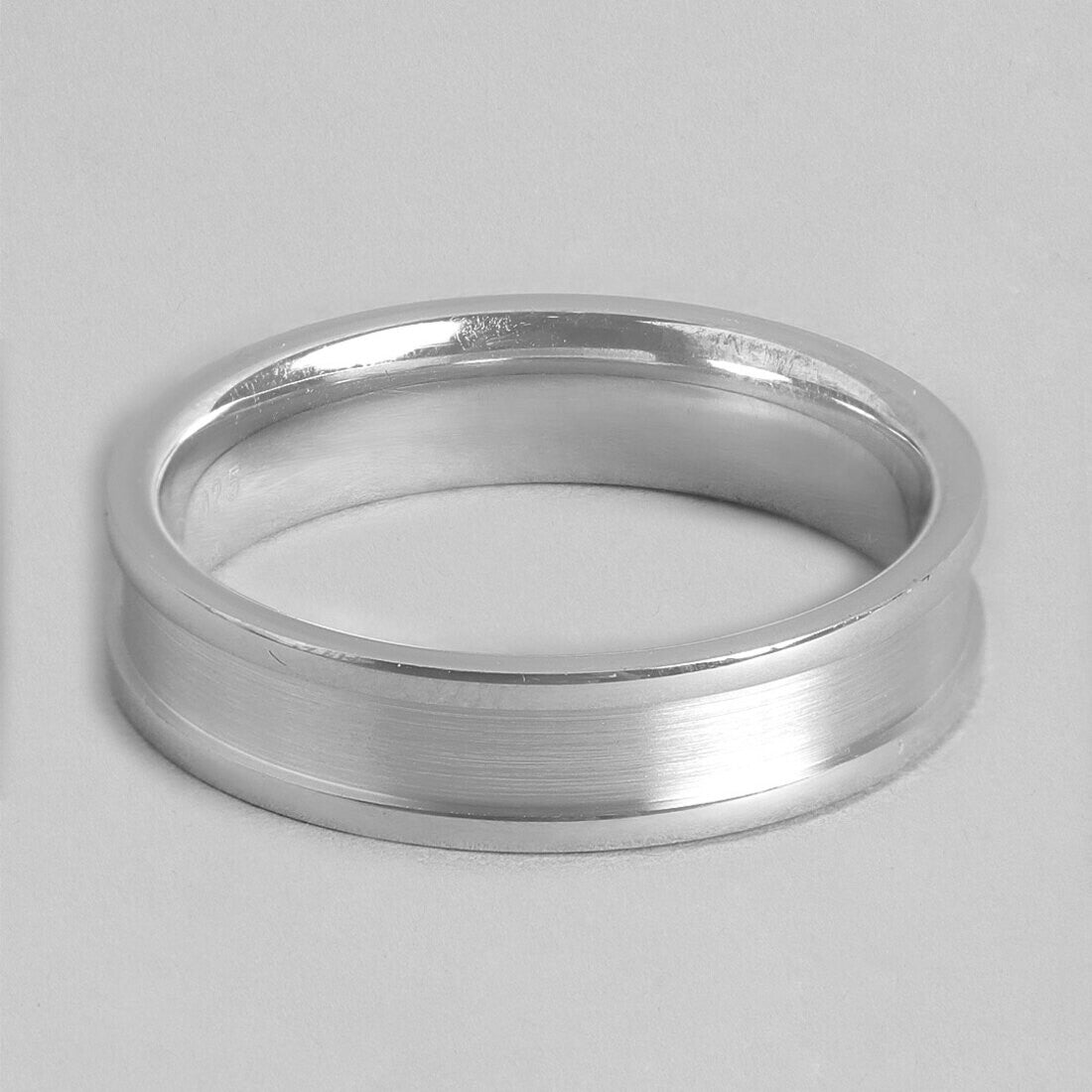 Refined Elegance Timeless Appeal 925 Sterling Silver Ring for Him