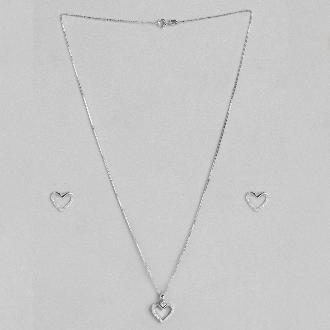 Be My Valentine 925 Silver Jewellery Set