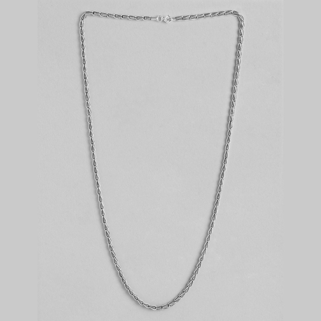 Majestic Rope 925 Sterling Silver Rhodium-Plated Men's Chain