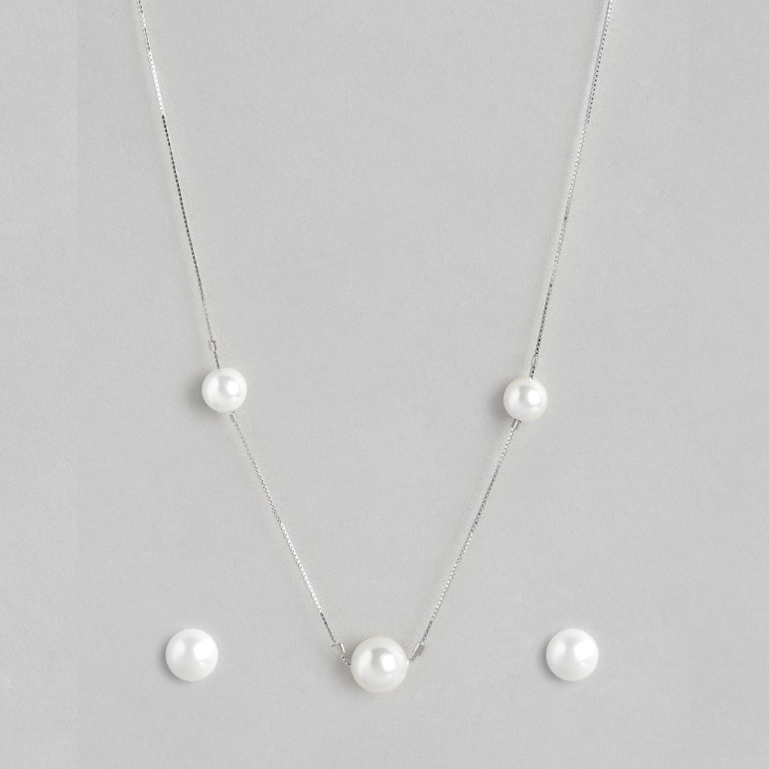 Showstopper Freshwater Pearl 925 Sterling Silver Jewellery Set