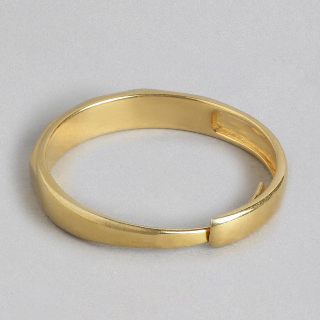 Golden Aura Gold-Plated 925 Sterling Silver Ring (Adjustable)