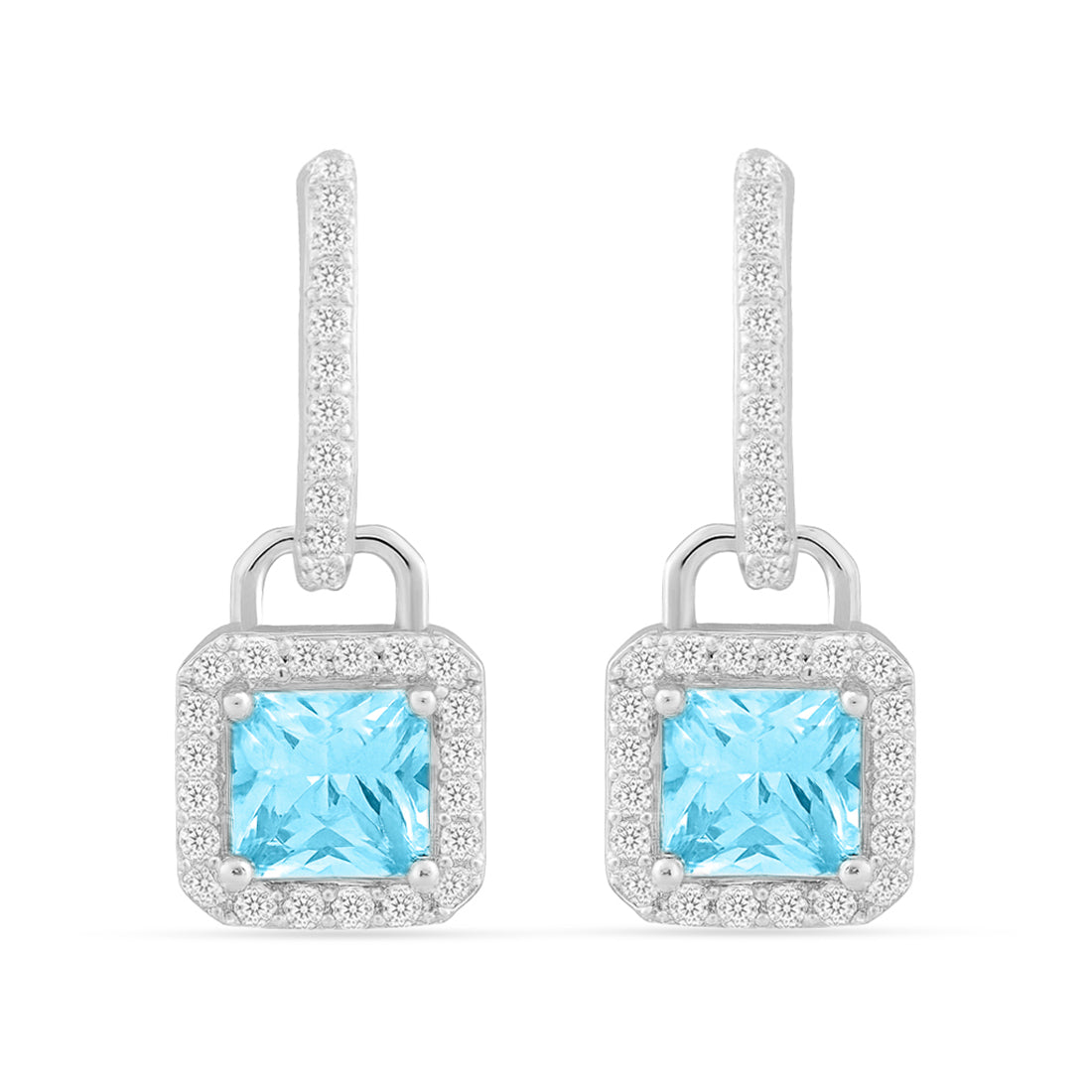 Sea Song Silver Rhodium Plated Earrings