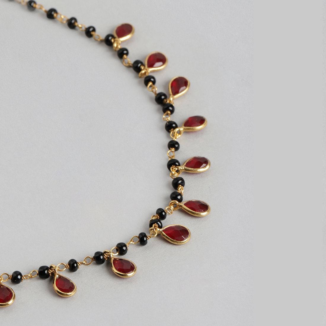 Divine Unity Gold-Plated 925 Sterling Silver Drop Mangalsutra