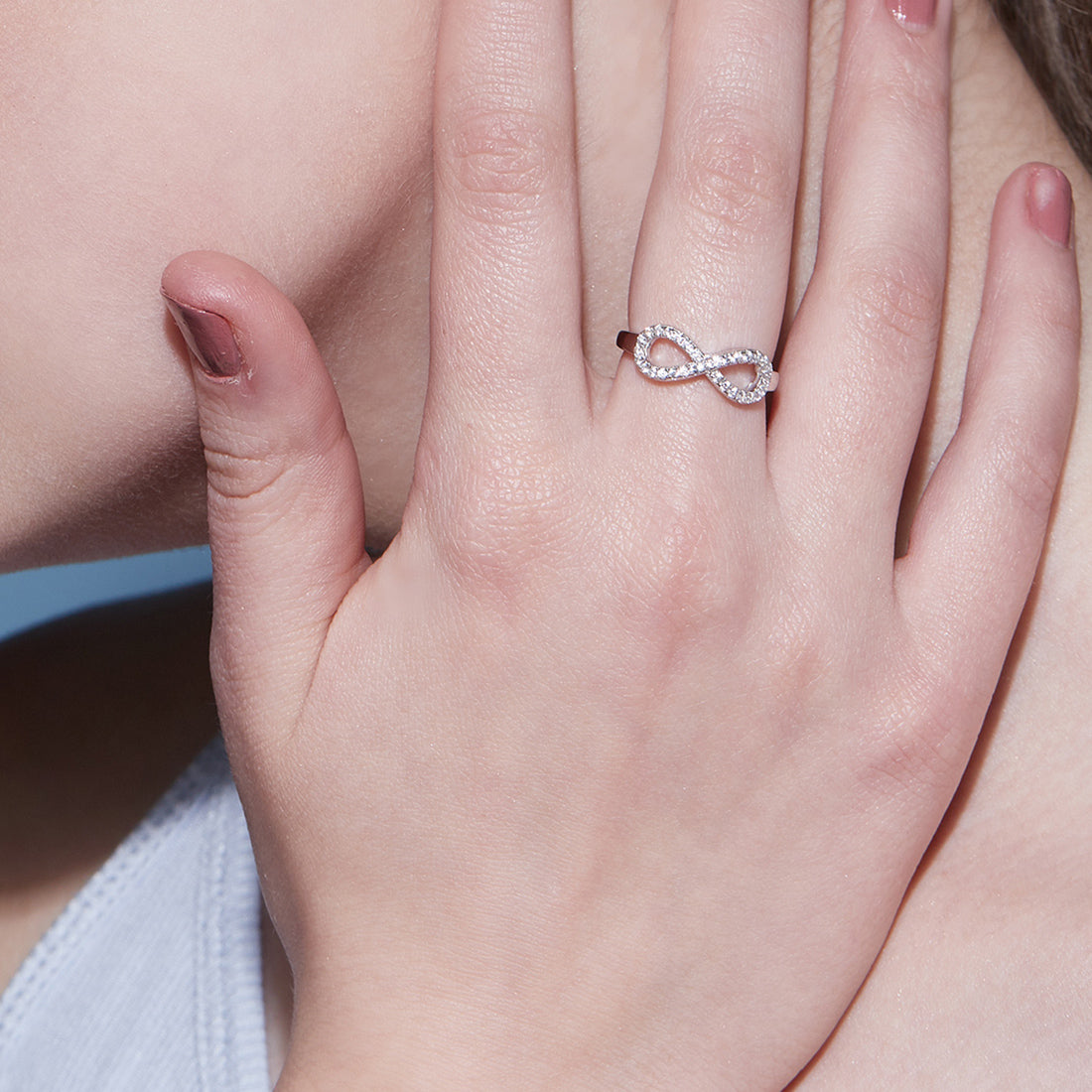 The Infinity 925 Silver Ring Valentine's Gift – Zavya