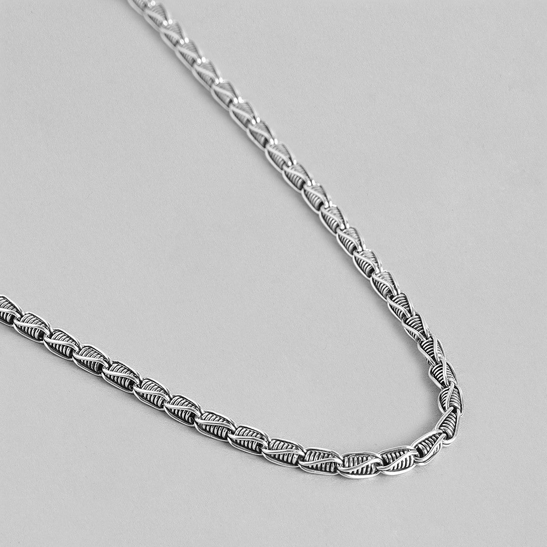 Majestic Rope 925 Sterling Silver Rhodium-Plated Men's Chain