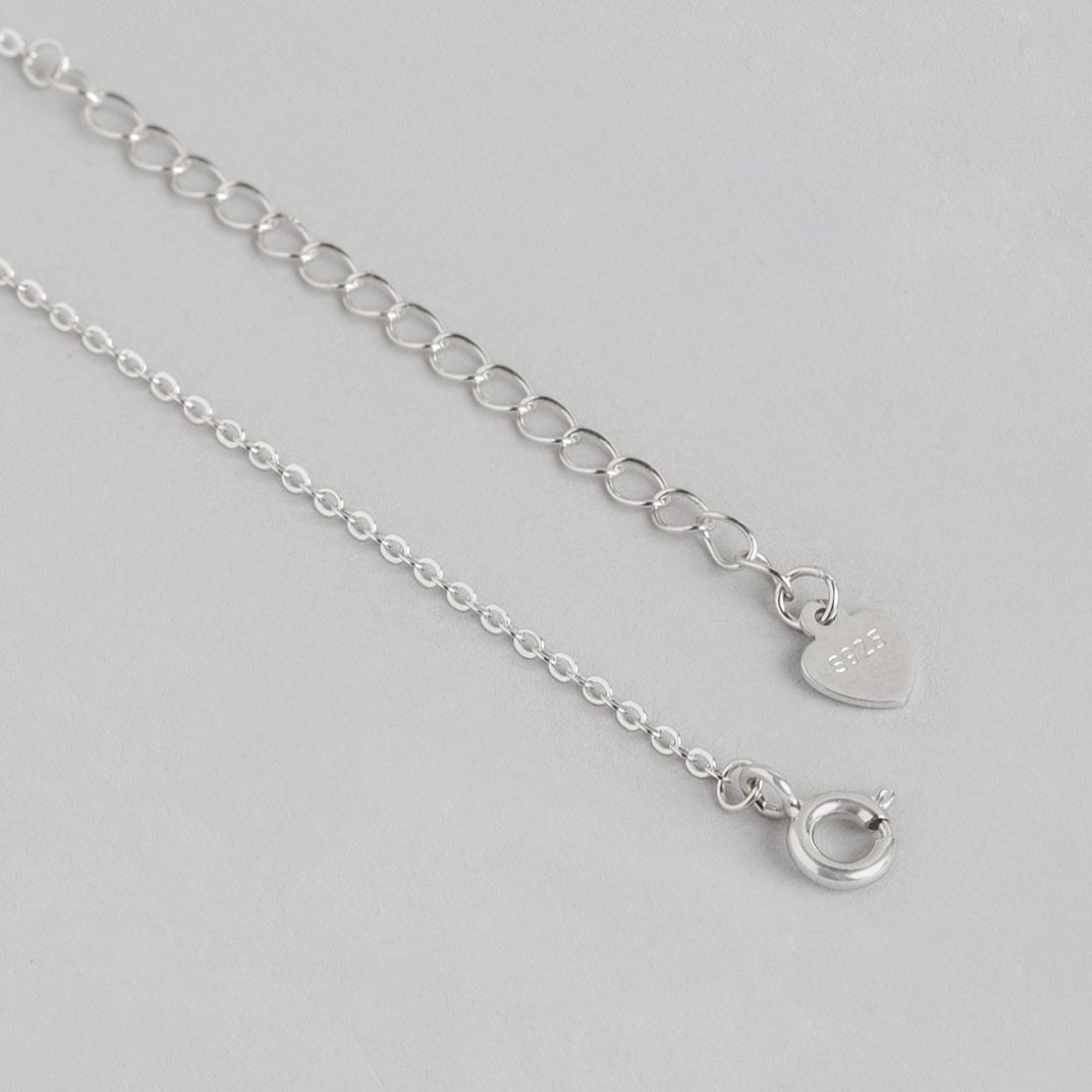 Infinite Sparkle Elegance Rhodium-Plated 925 Sterling Silver Necklace