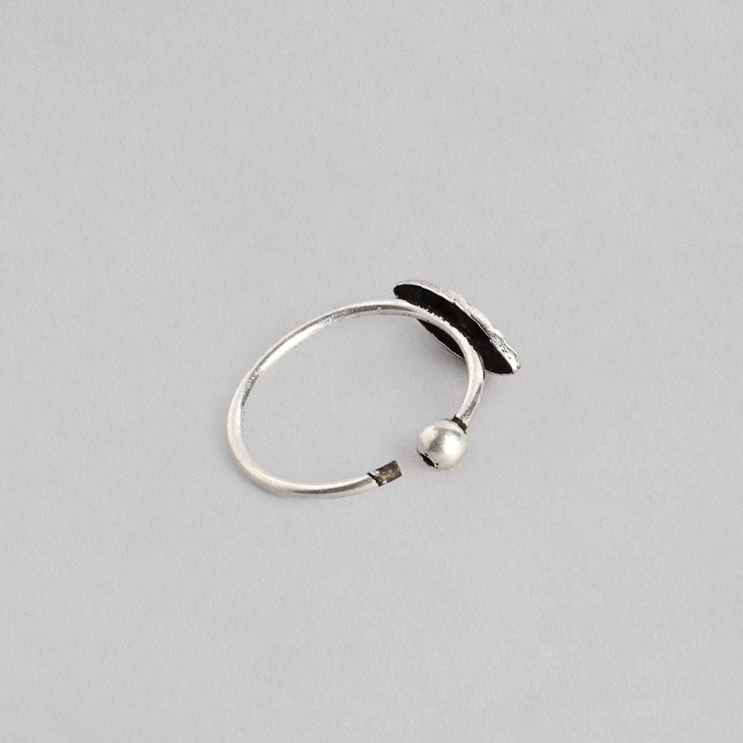 Oxidized 925 Silver Nose Ring Set