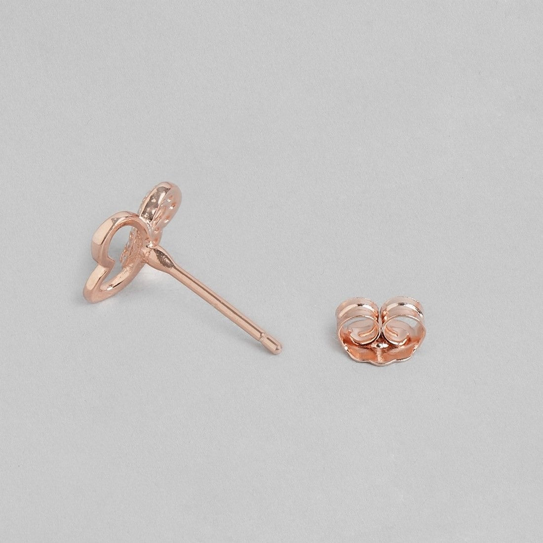 Butterfly Dreams CZ Rose Gold-Plated 925 Sterling Silver Earrings