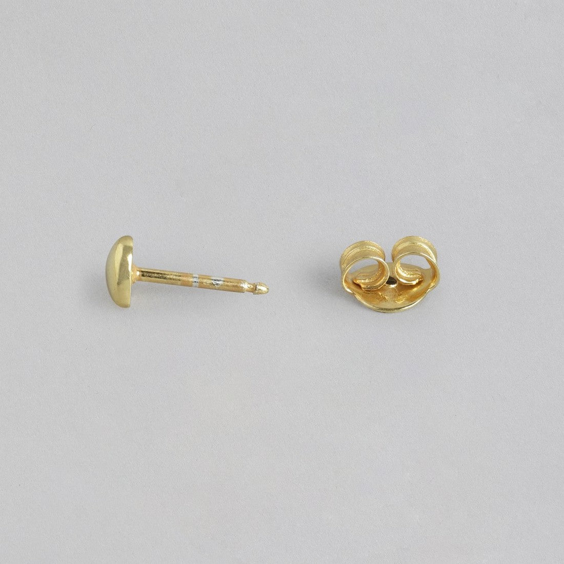 Minimal Heart Gold Plated 925 Sterling Silver Studs Earring