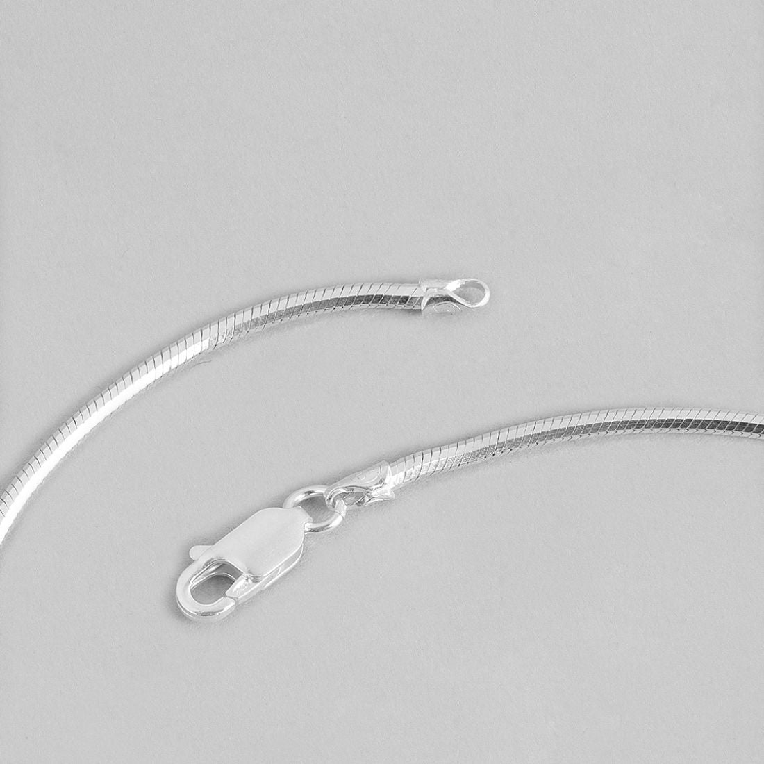 Majestic Serpent 925 Sterling Silver Snake Chain with Lobster Claw for Men