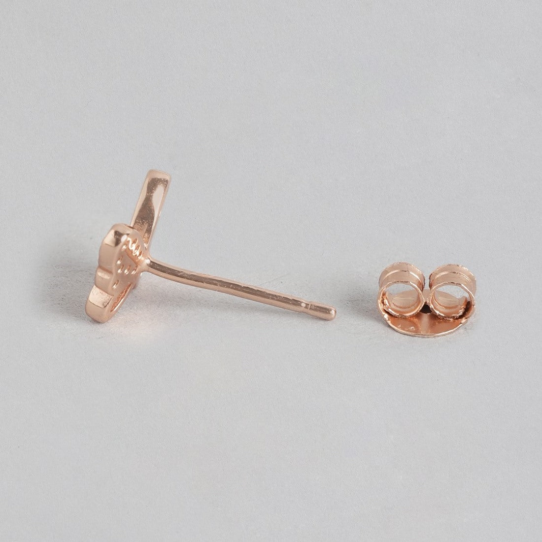 Butterfly Blush Rose Gold-Plated 925 Sterling Silver Earrings