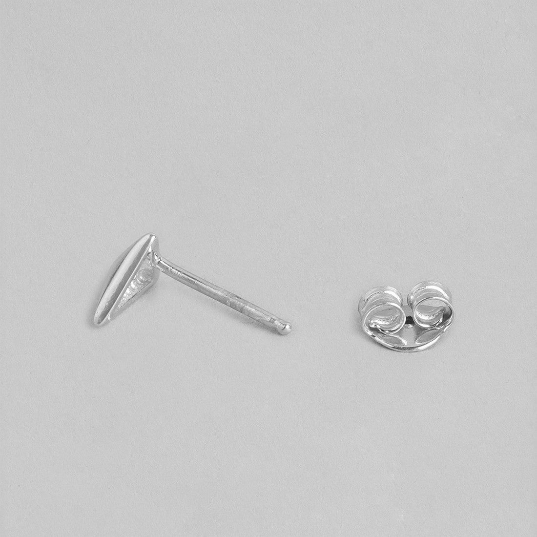Minimalist Triangle Stud Earrings in 925 Sterling Silver