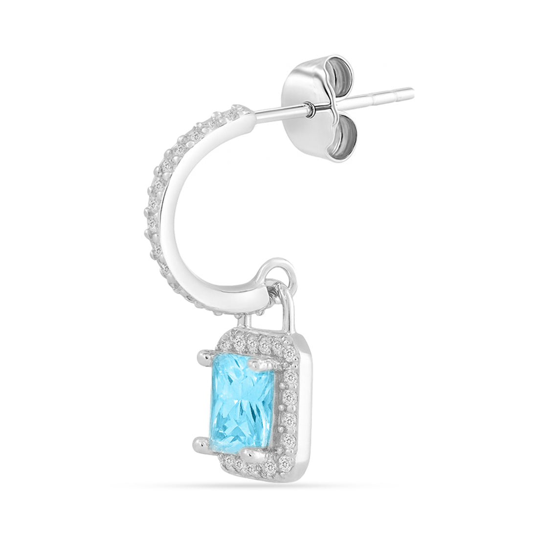 Sea Song Silver Rhodium Plated Earrings