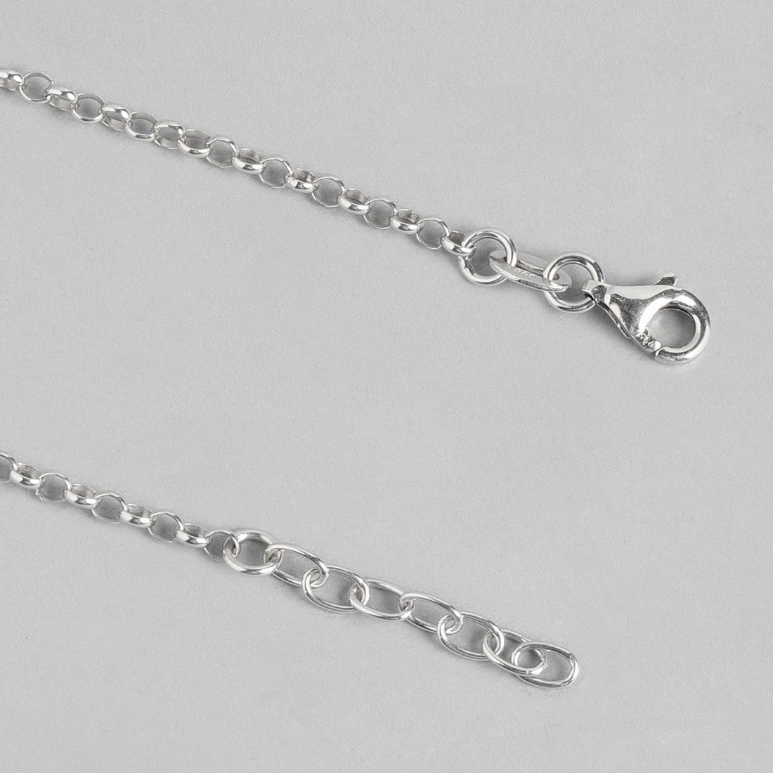 Triple Butterfly Rhodium Plated 925 Sterling Silver Anklet Gift Hamper