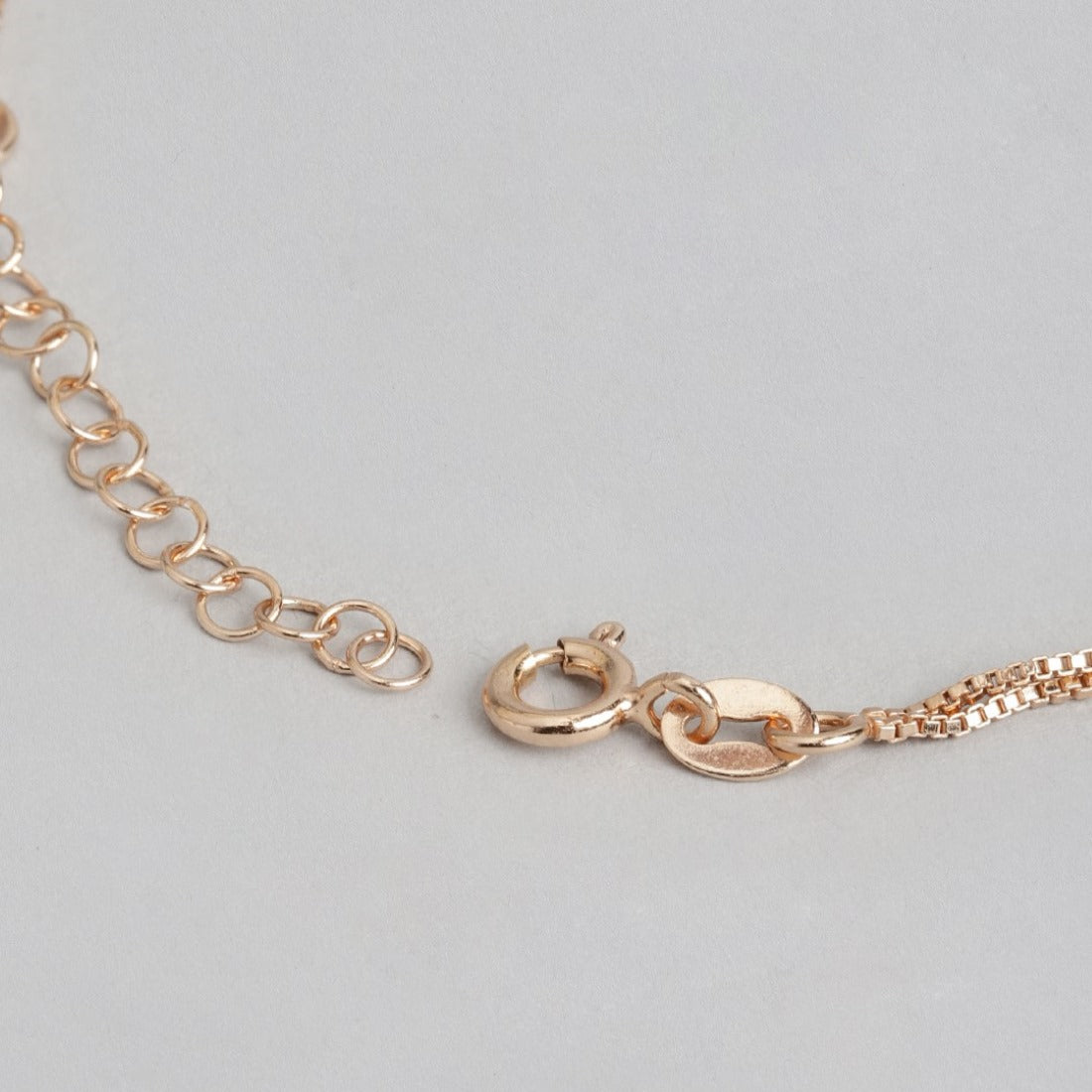 Heartfelt Affection Rose Gold-Plated 925 Sterling Silver Bracelet