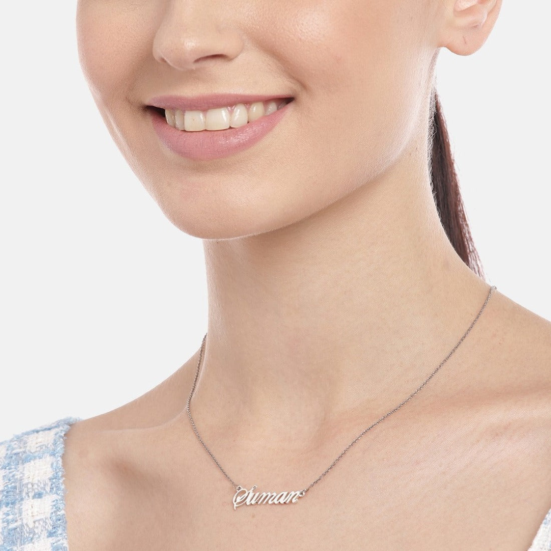 Name Chain Personalised Womens Necklace Personalized Eternal