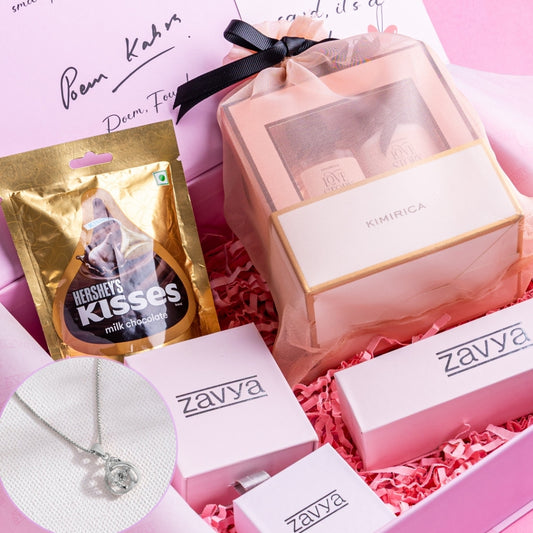 Kimirica x Zavya My Universe Rhodium Plated Silver Necklace