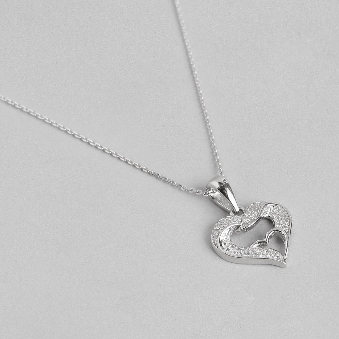 Saga of Entwined Hearts 925 Silver Jewellery Set