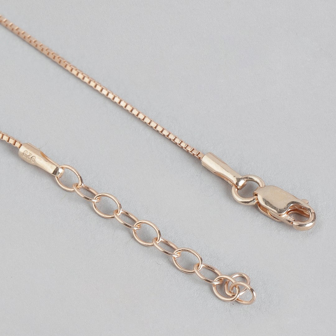 Pearlescent Radiance Rose Gold-Plated 925 Sterling Silver Jewelry Set