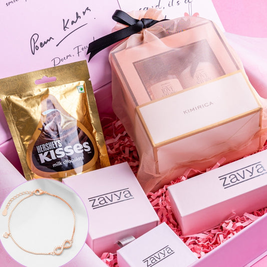 Kimirica x Zavya Rose Gold Minimal Infinity 925 Silver Bracelet