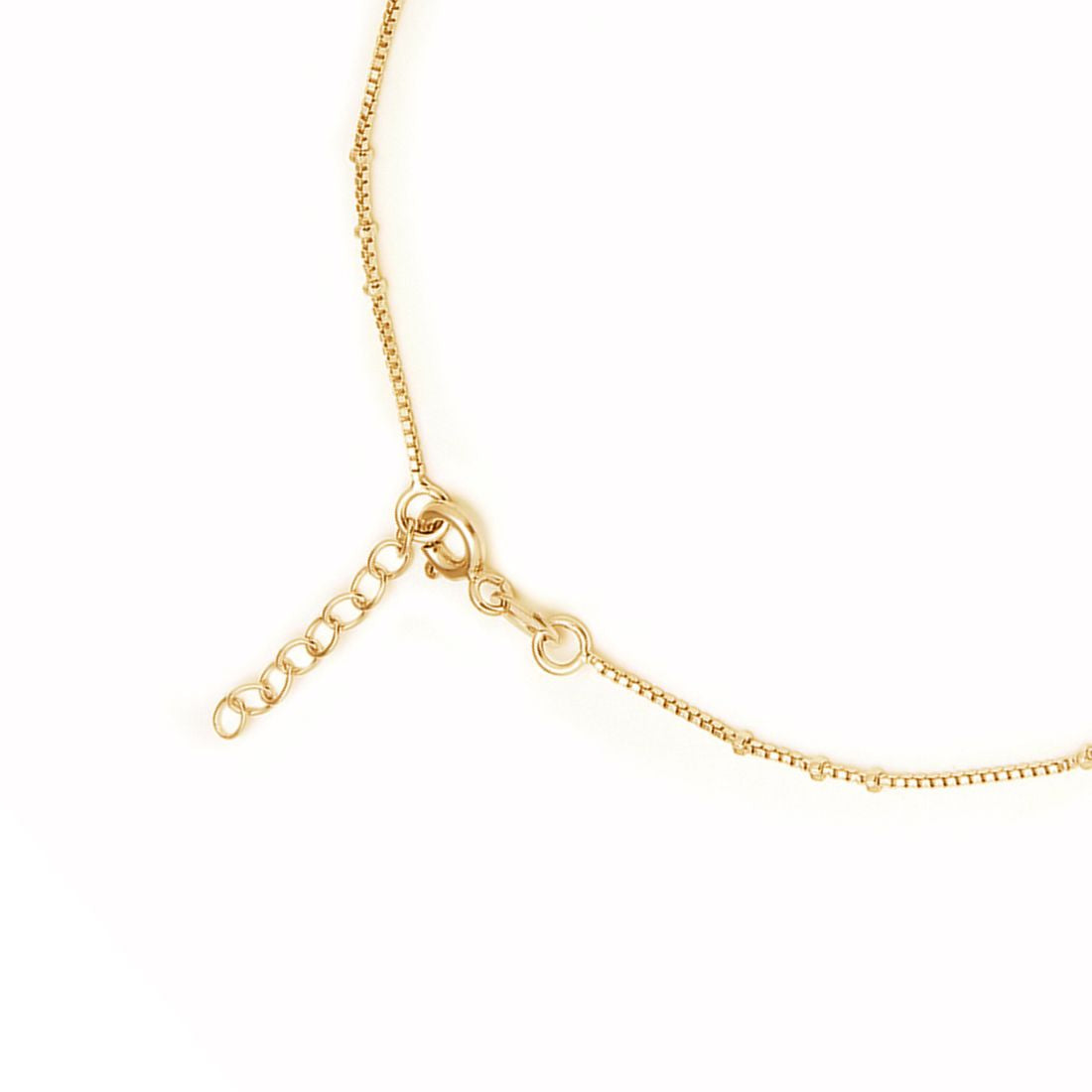 Golden Heartstrings Gold Plated 925 Sterling Silver Chain Anklet