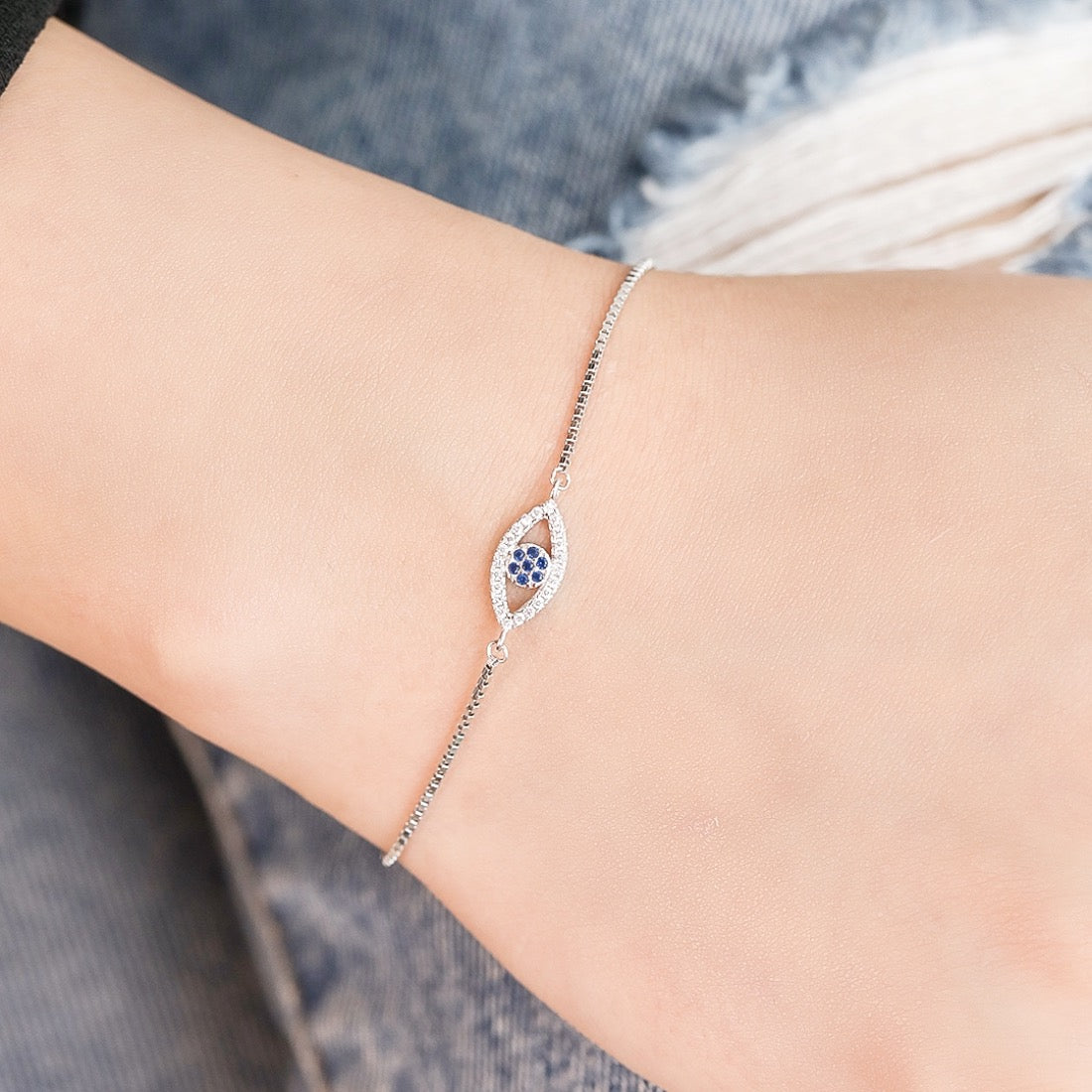 Evil Eye 925 Silver Bracelets - Main Image
