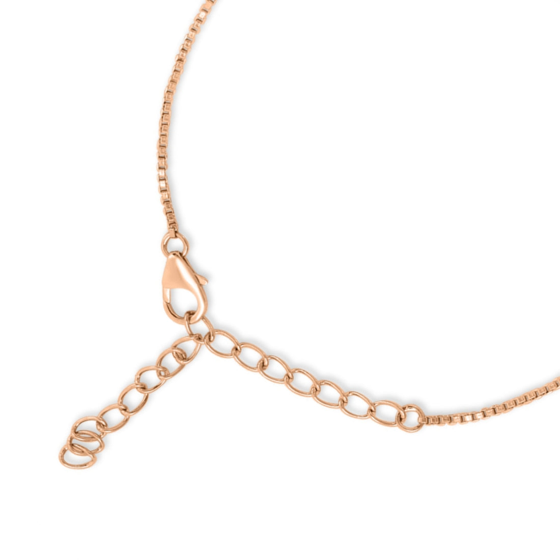 Rose Gold Minimal Infinity 925 Silver Bracelet Gift Hamper