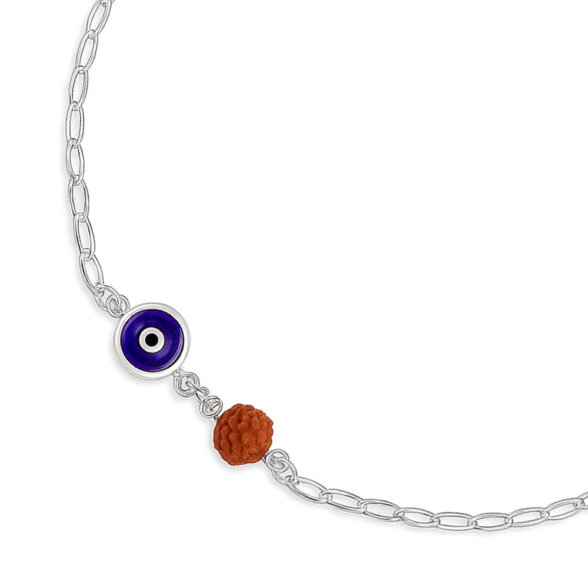 Protective Charm Silver Plated 925 Sterling Silver Bracelet