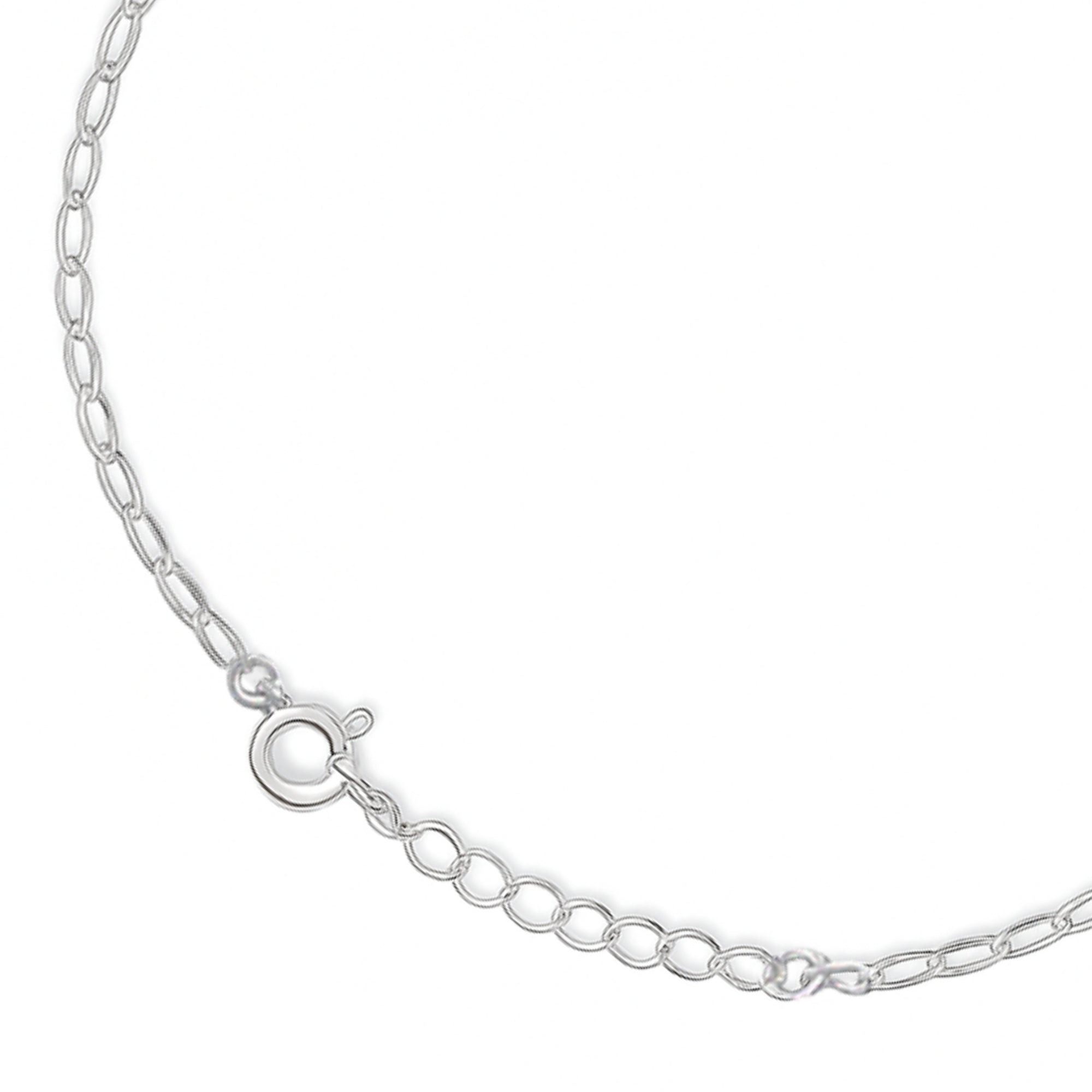 Protective Charm Silver Plated 925 Sterling Silver Bracelet