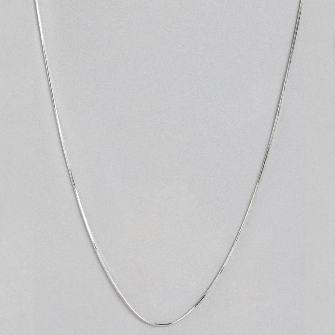 Elegant Serpentine 925 Sterling Silver Silver-Plated Snake Chain