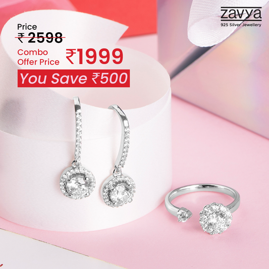 Be My Valentine 925 Silver Jewelry Combo - Valentines Edition With gift Box