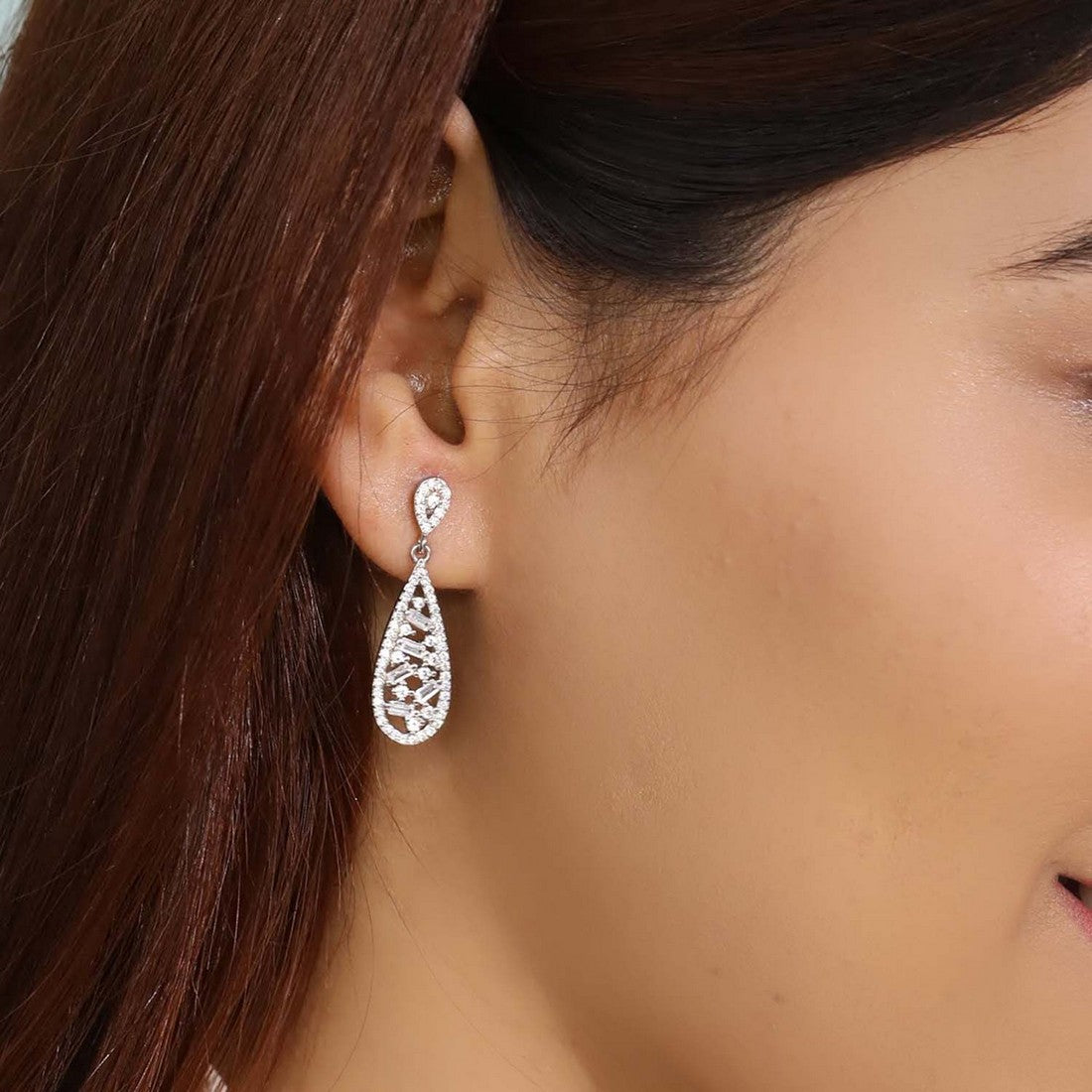 Chhaya Drop 925 Silver Earrings