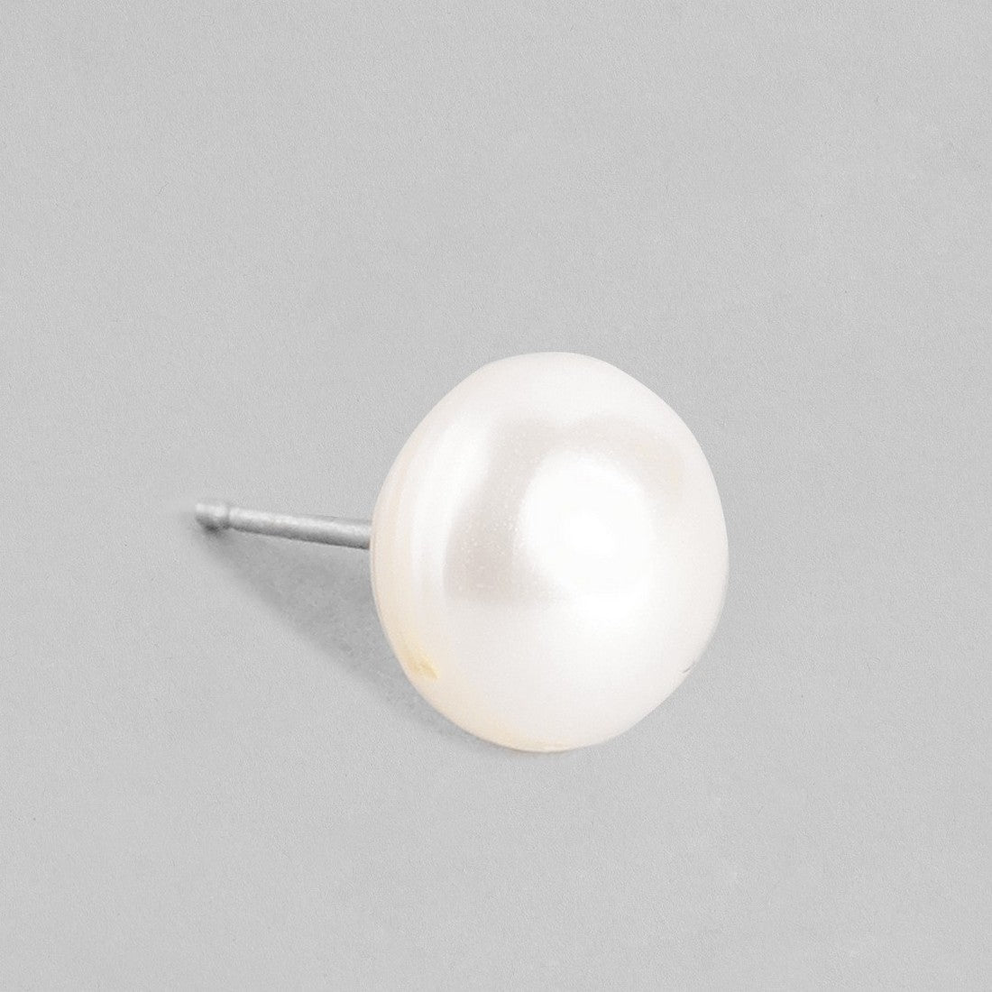 Delicate Dot Pearl 925 Silver Earrings