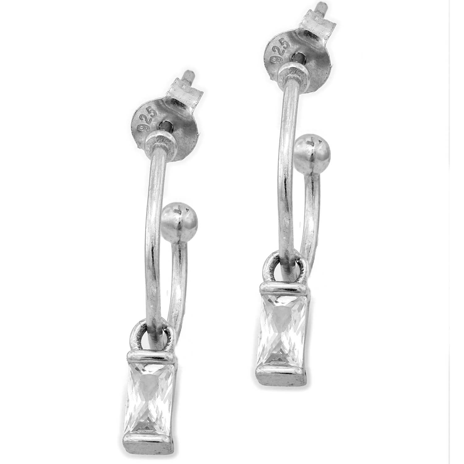 Drop in Decadence Silver 925 Silver Stud Earrings