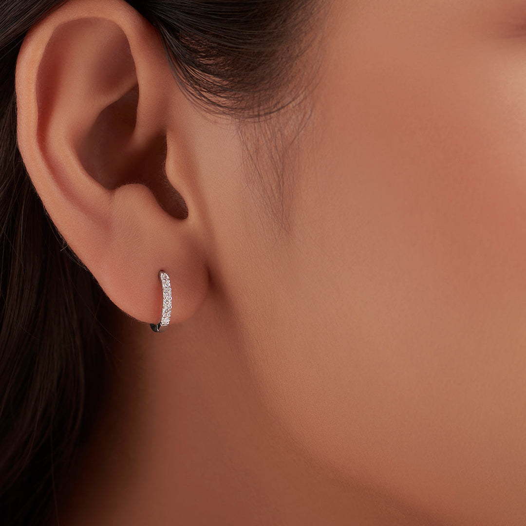 The Classic Moment Hoop 925 Silver Earrings