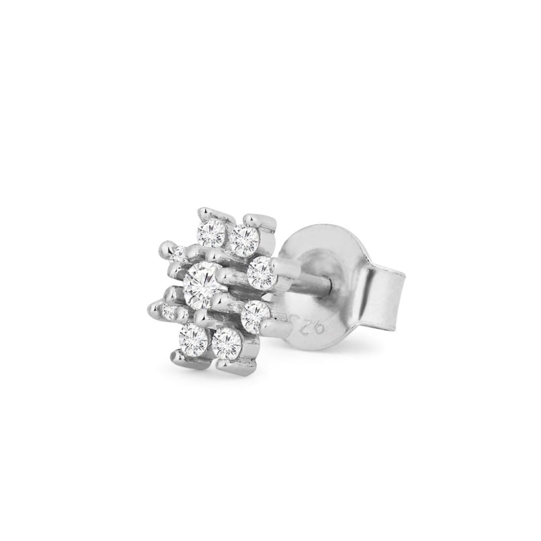 Nakshatra Floral Studs 925 Silver Earrings Gift Hamper