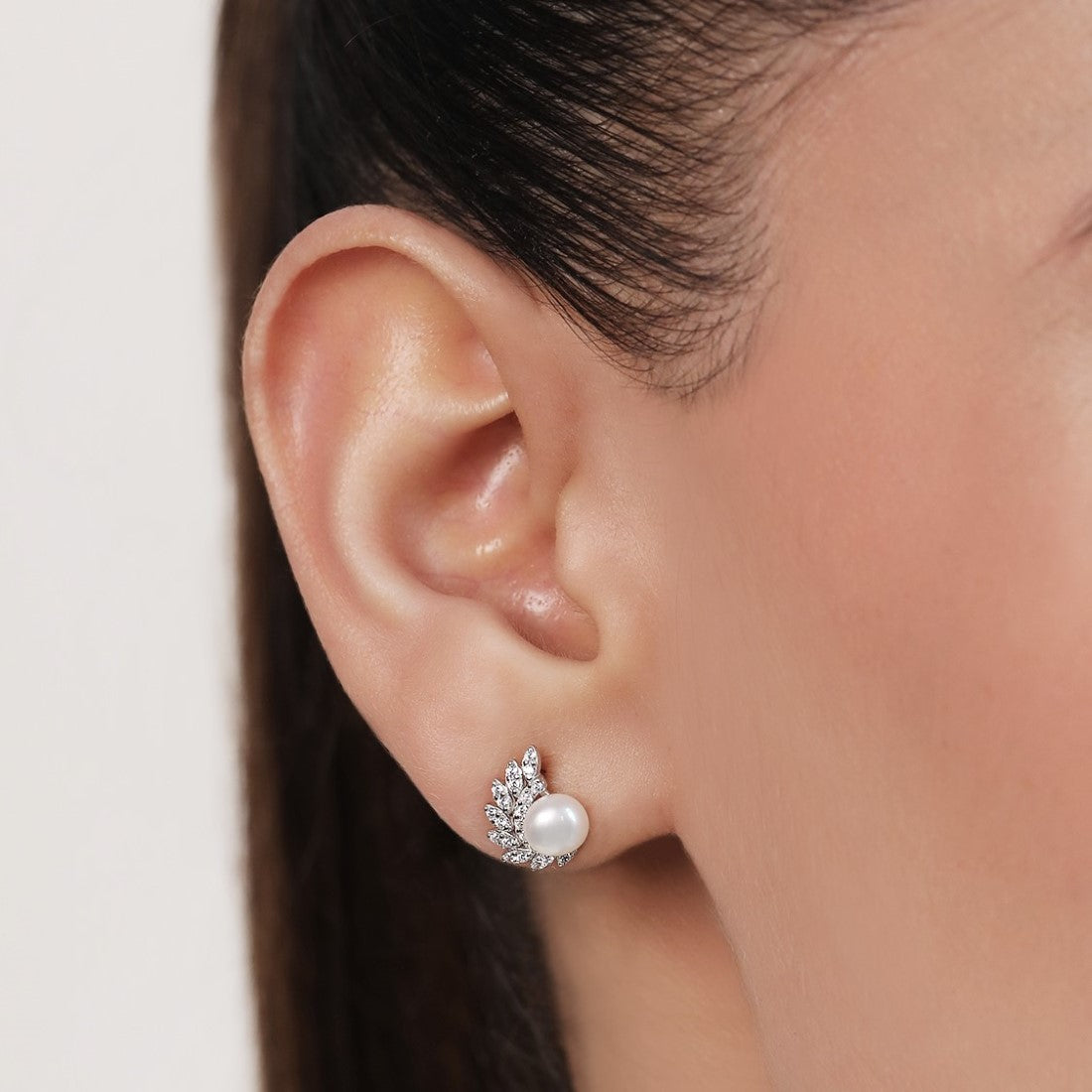Celestial Soar Rhodium-Adorned 925 Sterling Silver Earrings