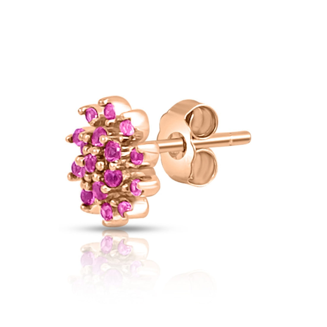 Branch Out Rose Gold Plated 925 Sterling Silver Earrings