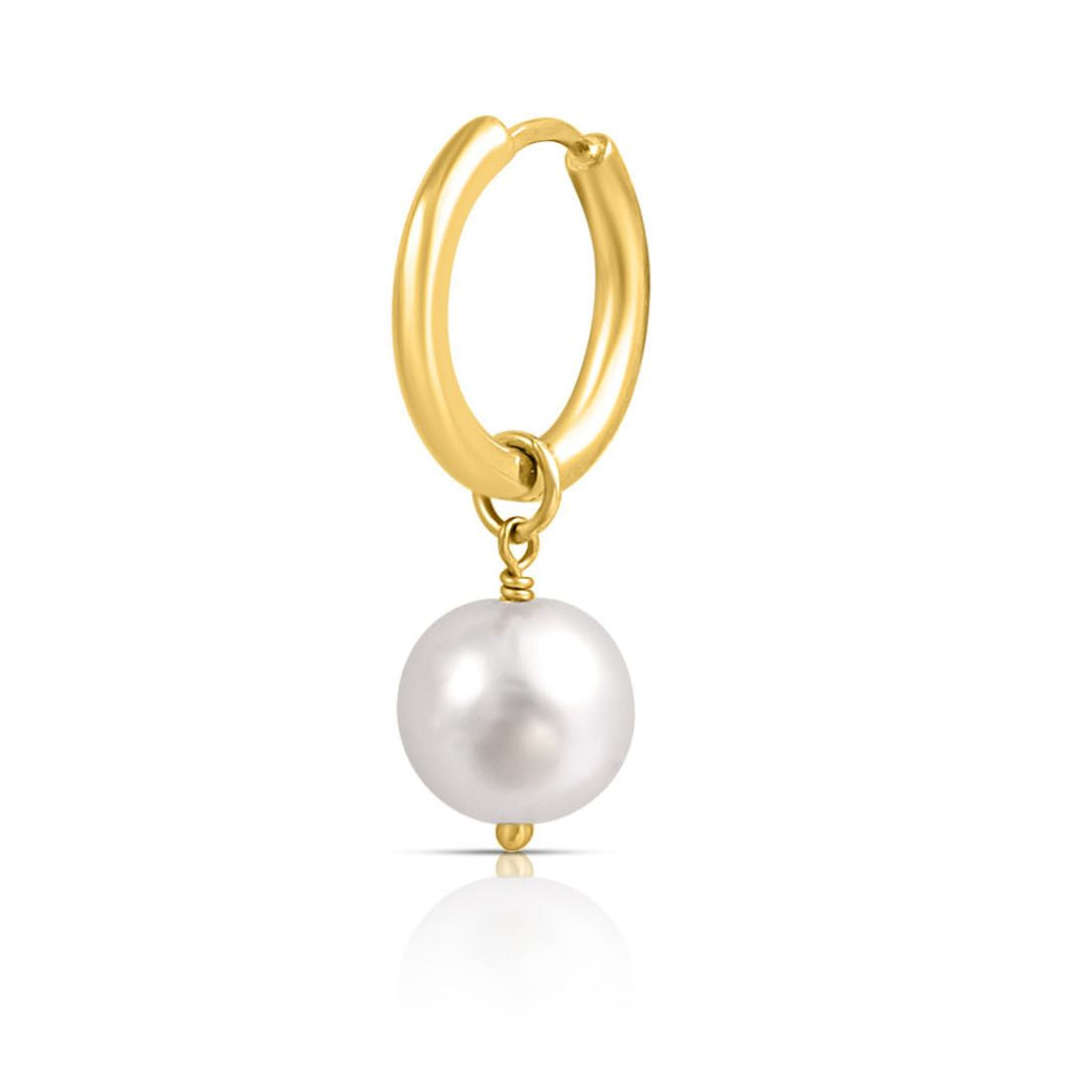 Dancing Pearls Gold Plated 925 Sterling Silver Earrings