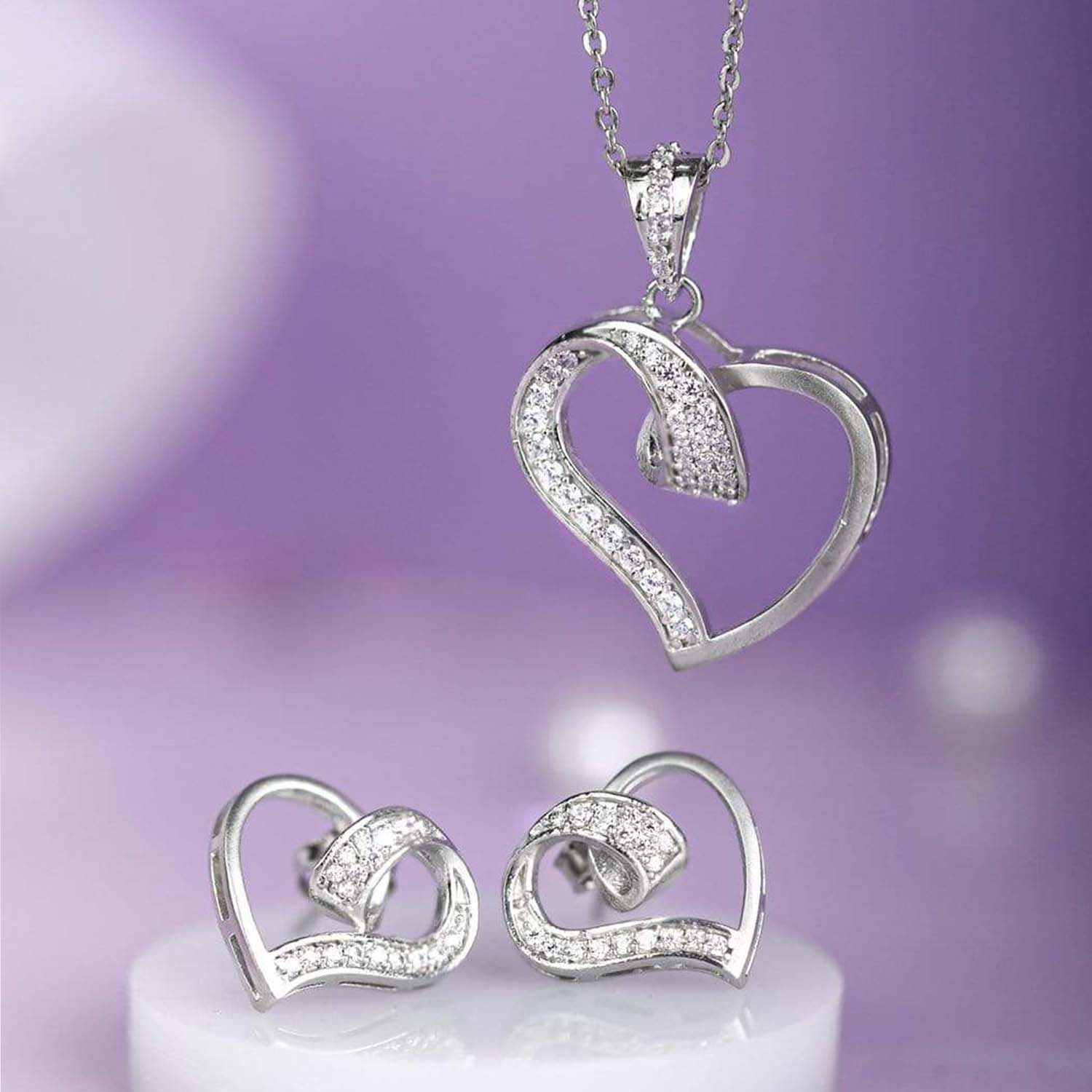 Always In Love 925 Silver Jewellery Set
