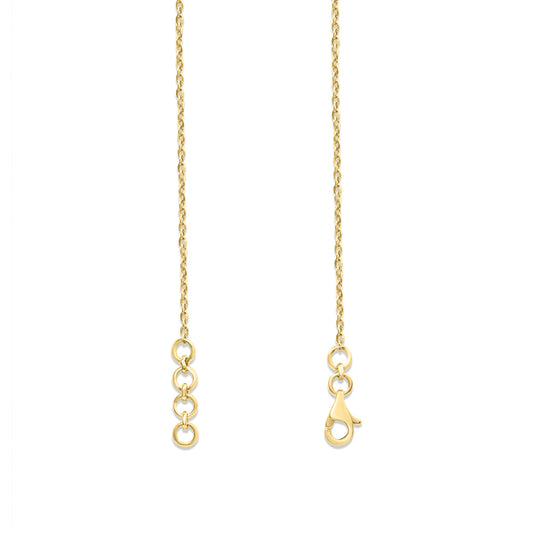 0.3 CT Pink Lotus Rose Gold Necklace with Lab-Grown Diamonds
